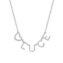 Carica l'immagine nel visualizzatore di Gallery, Catena Rolò Personalizzabile con Lettere in Oro e Diamanti