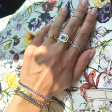 Carica l'immagine nel visualizzatore di Gallery, Anello Smalto e Acquamarina