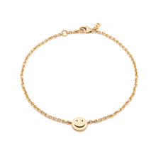 Carica l'immagine nel visualizzatore di Gallery, Bracciale in Oro Giallo Emoticon Smile