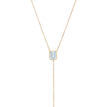 Carica l'immagine nel visualizzatore di Gallery, Collana in Oro Giallo con topazio e Ciondolo a forma di Luna