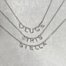 Carica l'immagine nel visualizzatore di Gallery, Catena Rolò Personalizzabile con Lettere in Oro e Diamanti