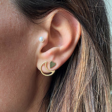 Carica l'immagine nel visualizzatore di Gallery, Orecchini in Oro Giallo Stelle Vuote