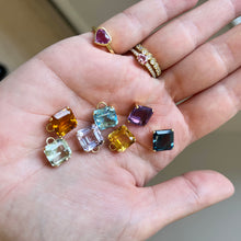 Carica l'immagine nel visualizzatore di Gallery, Collana Paper Clip con ciondolo Pietra Naturale