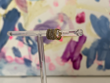 Carica l'immagine nel visualizzatore di Gallery, Orecchino cerchio 10mm con Brillanti