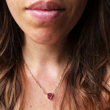 Carica l'immagine nel visualizzatore di Gallery, Catena Paperclip e Tormalina