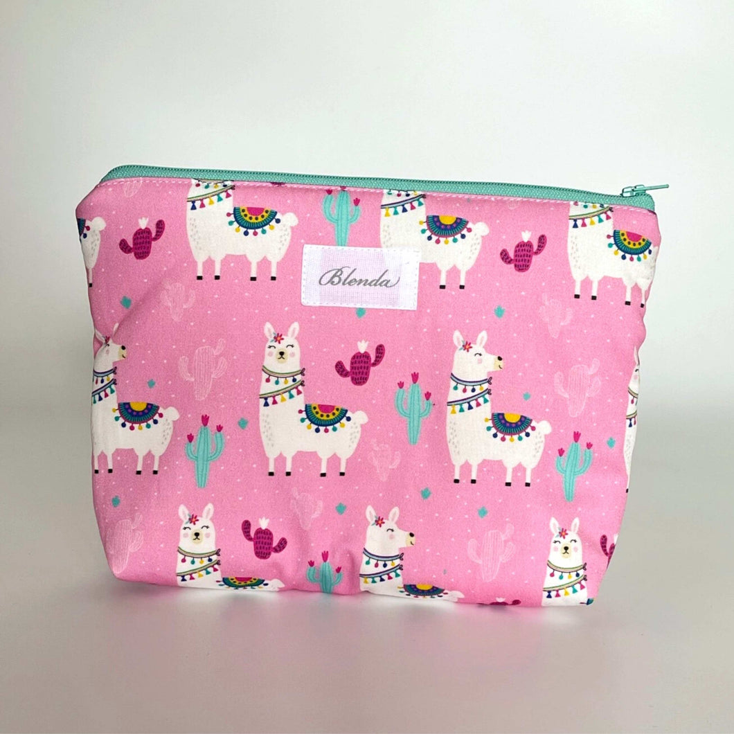 Bustina Alpaca Sfondo Rosa