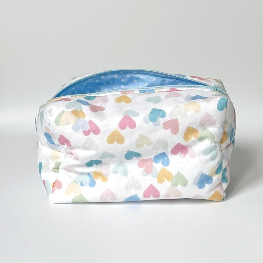 Beauty Case Grande - Fantasia Cuori Multicolore