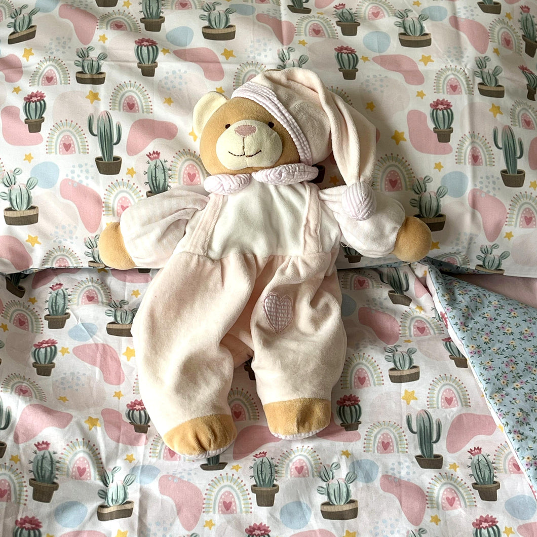 Imbottita Fantasia Cactus e Fiorellini