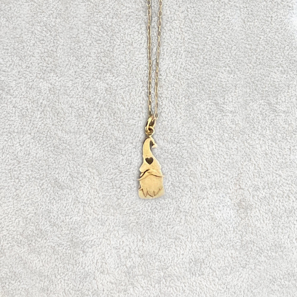 Collana in oro giallo con ciondolo a forma di Gnomo