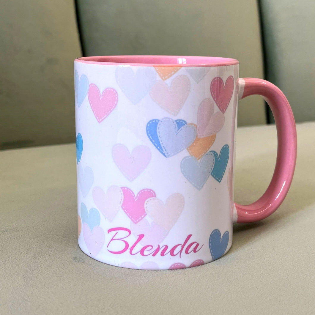 Tazza Cuori Multicolore